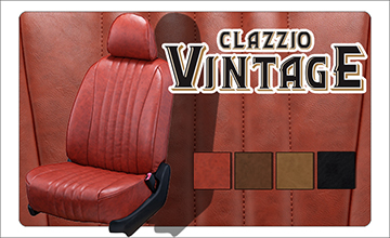 Clazzio(クラッツィオ)　MXPK10 アクア　レザーシートカバー/ヴィンテージ
