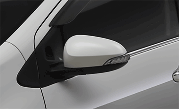 P10系アクア用LEDウインカーミラー・流星シーケンシャルウインカー