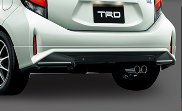 TRD アクア リアハーフ