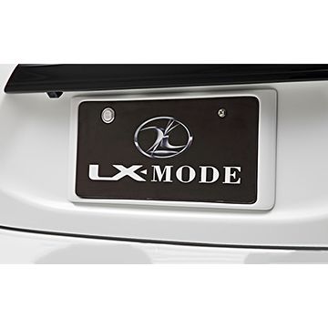 LX-MODE(LXモード)　アクア/P10系　リアライセンスフレーム(1)