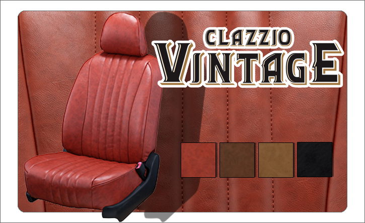 Clazzio(クラッツィオ) C-HR レザーシートカバー・ヴィンテージ/X10