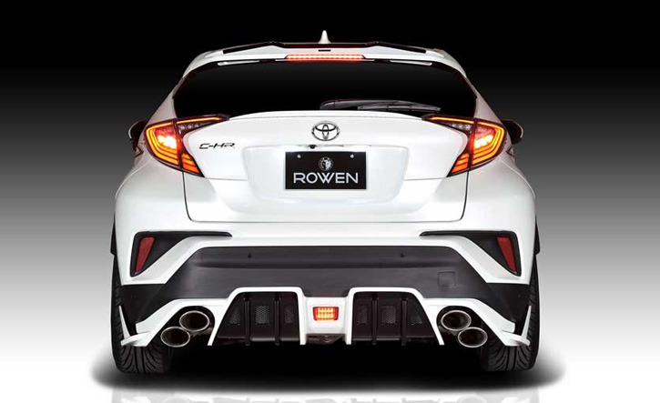 ROWEN(ロェン)｜C-HR/X10・X50系 リアアンダーディフューザー【SV