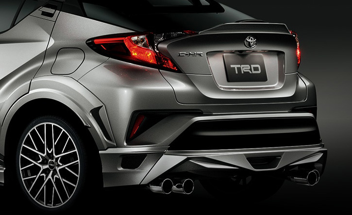 TRD ストリートモンスターエアロ　C-HR　リアハーフ