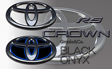 Grazio(グラージオ)　S220/H20 クラウン　ブラッククロームエンブレム