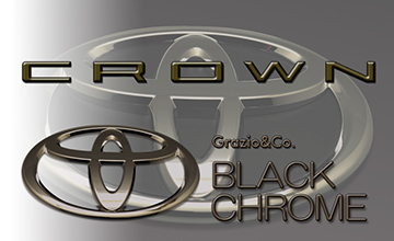 Grazio(グラージオ)　35 クラウンクロスオーバー　ブラッククロームエンブレム