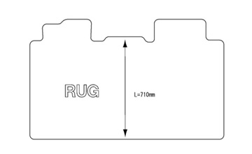 ガソリン　運転席手動シート車用　Lサイズ ラグ　+14800円