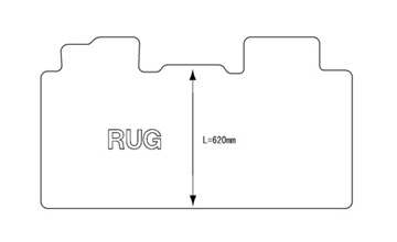 ガソリン　運転席電動シート車用　Mサイズ ラグ　+12800円