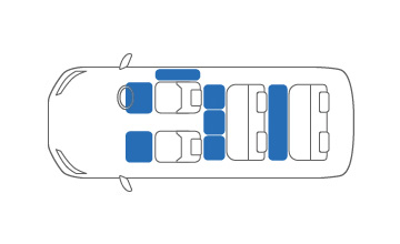 2列目手動格納シート車・メーカーオプションナビ無車　(3199)