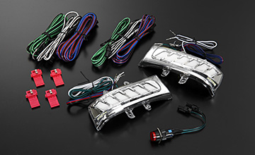 REVIER(レヴィーア) 50系エスティマ用LEDウインカーミラー・流星シーケンシャルウインカー