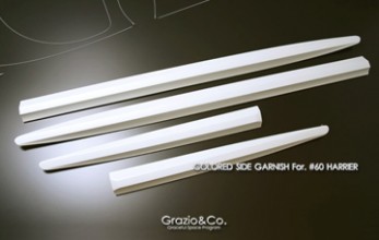 Grazio(グラージオ) 60系ハリアー用サイドガーニッシュ