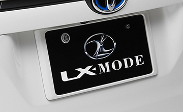 LX-MODE(LXモード) 60系ハリアー用リアライセンスフレーム