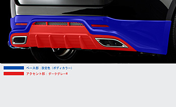 ハリアーアドミレイション 塗り分けパターン