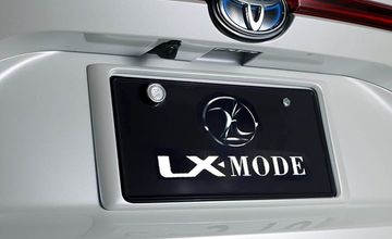 LX-MODE(LXモード)　80 ハリアー　カラードリアライセンスフレーム