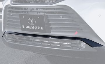 LX-MODE(LXモード)　ハリアー/80系　フロントバンパーブラックトリム（エアロ）(2)