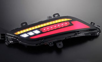 REVIER(レヴィーア) ハリアー LEDパーツ LEDリアウインカーバンパーランプ・シーケンシャルウインカータイプ 80系