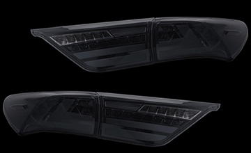 VALENTI(ヴァレンティ) ハリアー LEDテール・シーケンシャルウインカータイプ|ライトスモーク/ブラッククローム