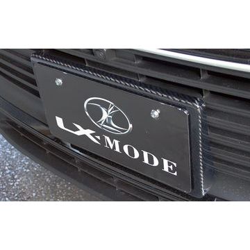 LX-MODE(LXモード)　80 ハリアー　カーボンフロントライセンスベース