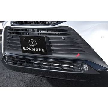 LX-MODE(LXモード)　80 ハリアー　エアロ ブラックアウトフロントバンパーガーニッシュ