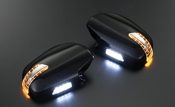 REVIER(レヴィーア) ハイエース LEDパーツ LEDウインカーミラー・ライトバーアロータイプ 200系1〜4・5型