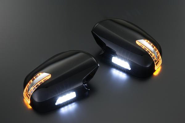 REVIER(レヴィーア) ハイエース LEDパーツ LEDウインカーミラー・ライトバーアロータイプ 200系1〜4・5型