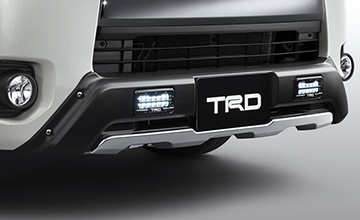 TRD　ハイエース/200系4型以降(標準ボディ)　フロントスポイラーLED付（エアロ）(2)