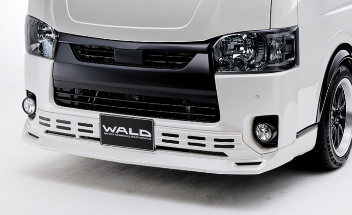 ハイエース4型以降(標準ボディ)用フロントスポイラーType4・Classics WALD(ヴァルド)(Classics) エアロ