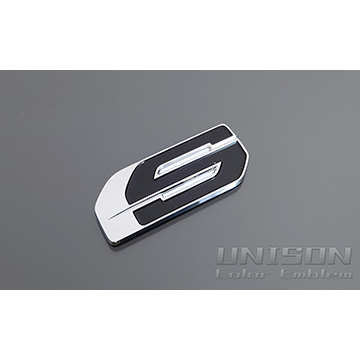 ハイエース用ダークプライムSエンブレム UNISON-純正エンブレム改