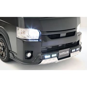WALD(ヴァルド)　ハイエース/200系4型以降(ワイドボディ)　フロントスポイラーType4（DESERT LINEエアロ）(1)
