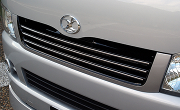 MTS エムテクノ グリル ハイエース 2型より　メッキ MTS エムテクノ グリル ハイエース 2型より メッキ MTS