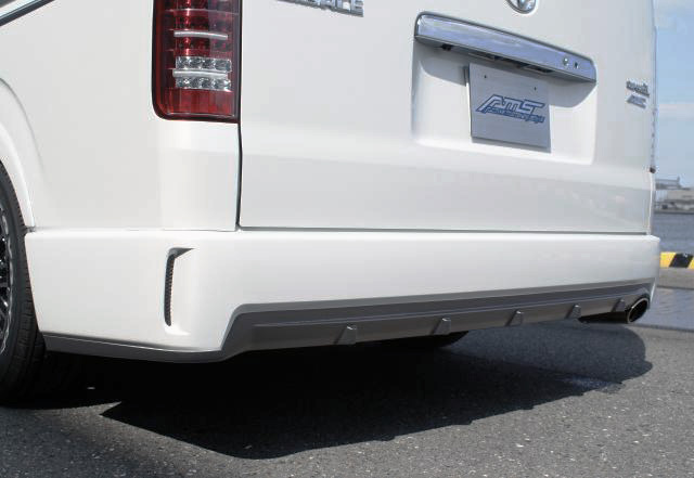 Ams 0系 ワイドボディ ハイエースバン リアバンパーtype 2 Luxest エアロパーツ Hiace通販サイトauto Acp