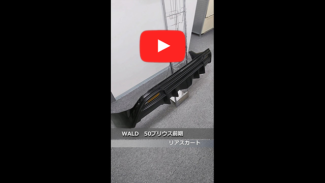 WALD(ヴァルド)　50 プリウス 前期　リアスカート　218(アティチュードブラックマイカ)2色