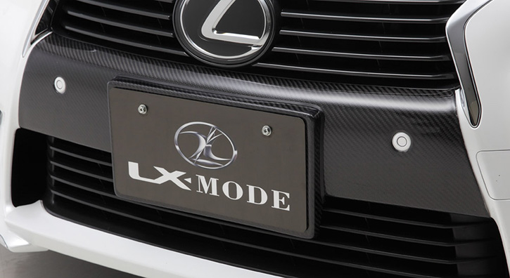 LX-MODE(LXモード) レクサスGS エアロパーツ ライセンスプレートベース L10系前期