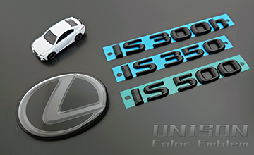 UNISON-純正エンブレム改 レクサスIS エンブレム UNISON-純正エンブレム改 UNISON-純正エンブレム改 レクサスIS エンブレム-2(A)