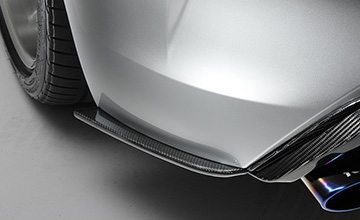 レクサスLCTOM'S(トムス) リアサイドディフューザー