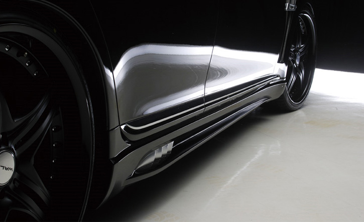 レクサスLS(F40系)用サイドステップ WALD(ヴァルド)(SPORTS LINE BLACK BISON Edi.) エアロ
