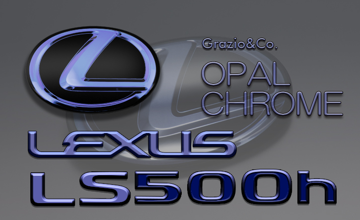 Grazio(グラージオ) レクサスLS エンブレムパーツ オパールエンブレム 50系