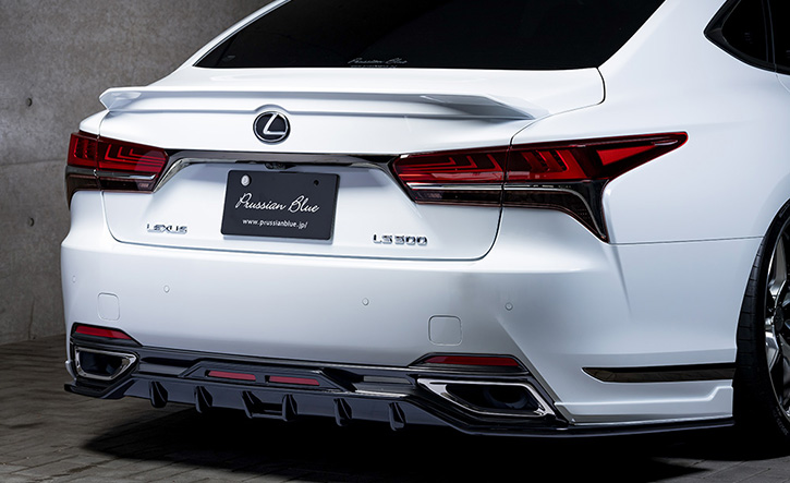エクスクルーシブゼウス 50系 レクサスls リアアンダー Prussian Blue エアロパーツ Lexus Ls通販サイトauto Acp