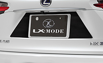 Z10系レクサスNX　エアロパーツ・カーボンライセンスガーニッシュ　LX-MODE(LXモード)/エアロ(1)