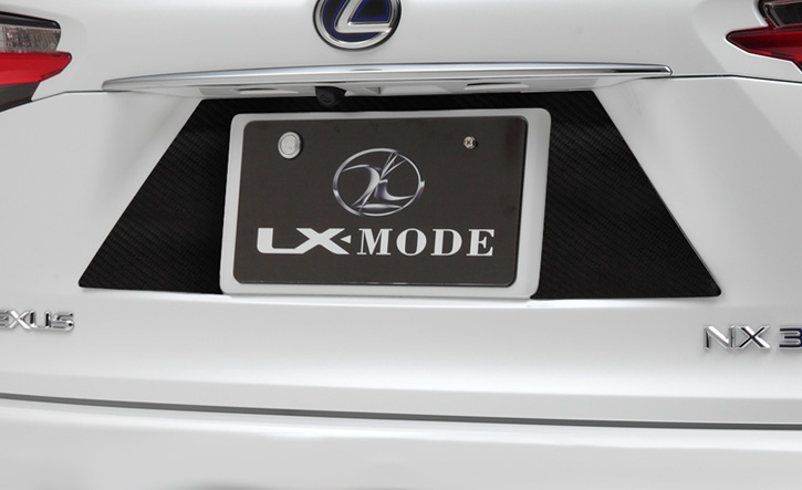 LX-MODE(LXモード)　レクサスNX カーボンライセンスガーニッシュ