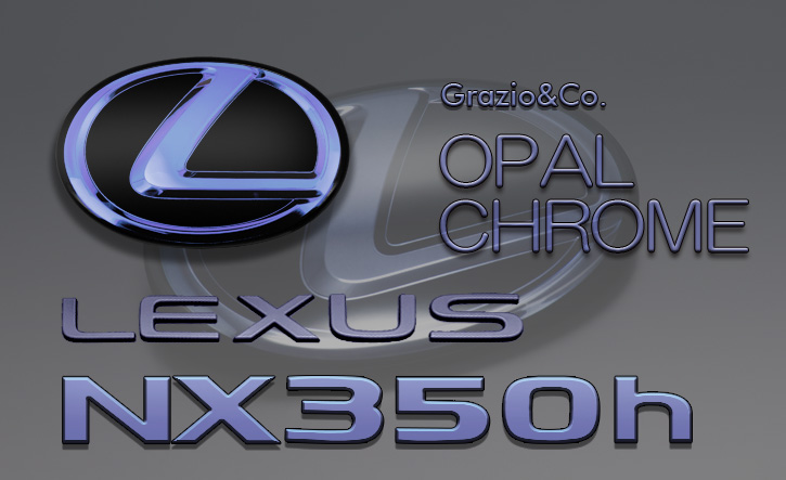 Grazio(グラージオ) レクサスNX エンブレムパーツ オパールエンブレム 20系