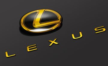 10系レクサスRX　エンブレムパーツ・ゴールドエンブレム　Grazio(グラージオ)/エンブレム(2)