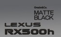 Grazio(グラージオ)　10 レクサスRX　マットカラーエンブレム