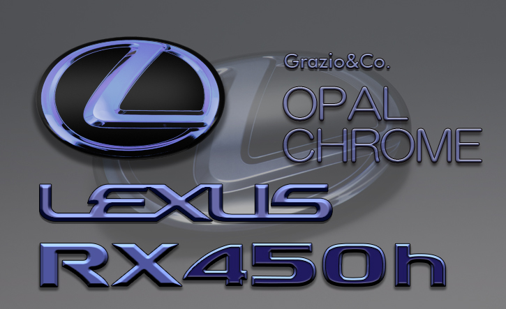 Grazio(グラージオ) レクサスRX エンブレムパーツ オパールエンブレム L20系