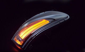ドアミラーパーツ レヴィーア LEDウインカーミラーレンズ