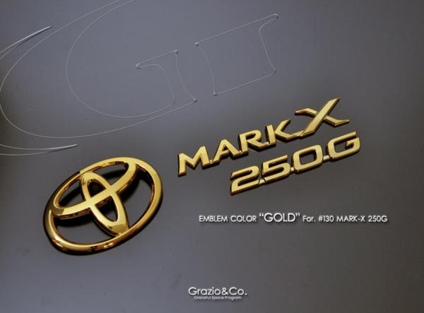 Grazio(グラージオ) マークX ゴールドエンブレム/130系｜MARK X通販 ...