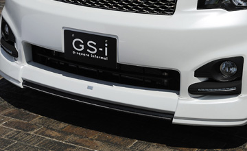 Gスクエア・GS-i ヴォクシー フロントスポイラー|純正色+ガンメタリック塗装