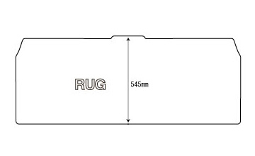 ガソリン・7人乗り(2列目オットマン無)用 Mサイズ ラグ　+12800円