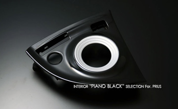 Grazio(グラージオ)　30 プリウス　パネル シフトコンソールカバー/レッドラインピアノブラック