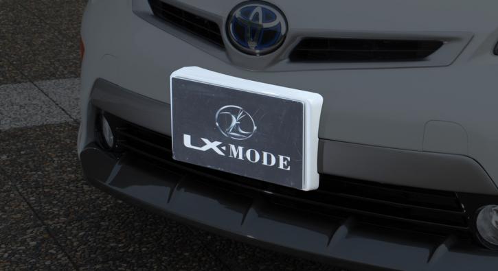 LX-MODE(LXモード) プリウス エアロパーツ ライセンスプレートベース 30系後期
