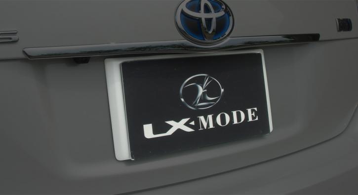 LX-MODE(LXモード) プリウス エアロパーツ リアライセンスフレーム 30系後期